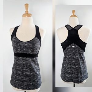 Mario magic black and grey workout tank
